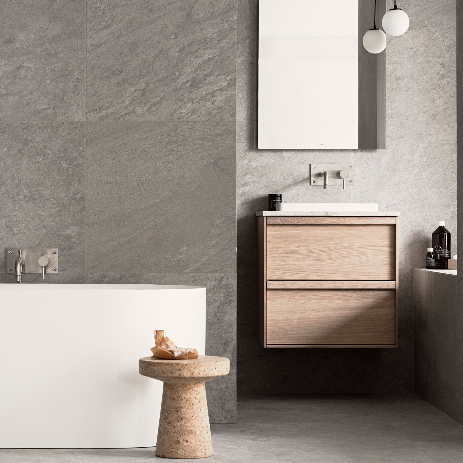 Klinker Bricmate D66 Quartzit Grey 60x60 cm