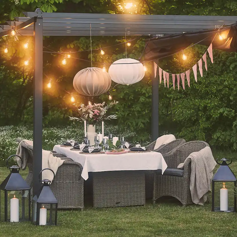 Utefåtöljer deNoord Marcus Light Fåtölj m Dyna