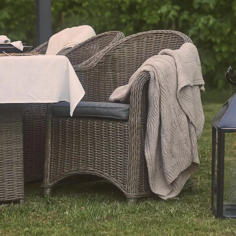 Utefåtöljer deNoord Marcus Light Fåtölj m Dyna