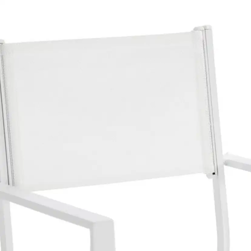 Trädgårdsstol Comfort Garden Tunis Vit Stapelbar Utomhus