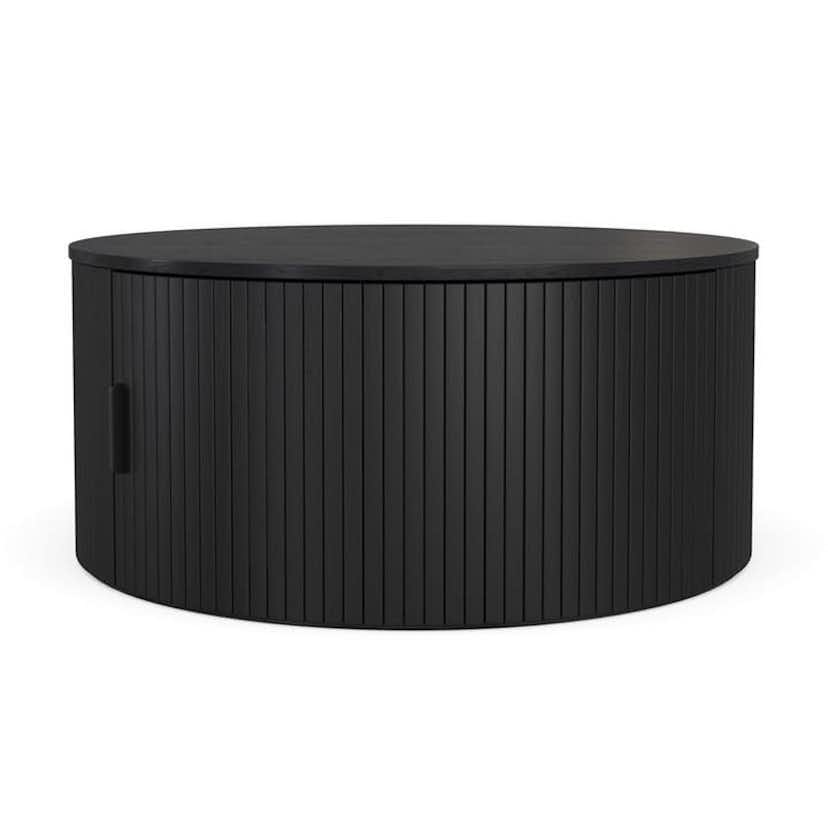 Soffbord In Living Noira Ø80 cm med Förvaring