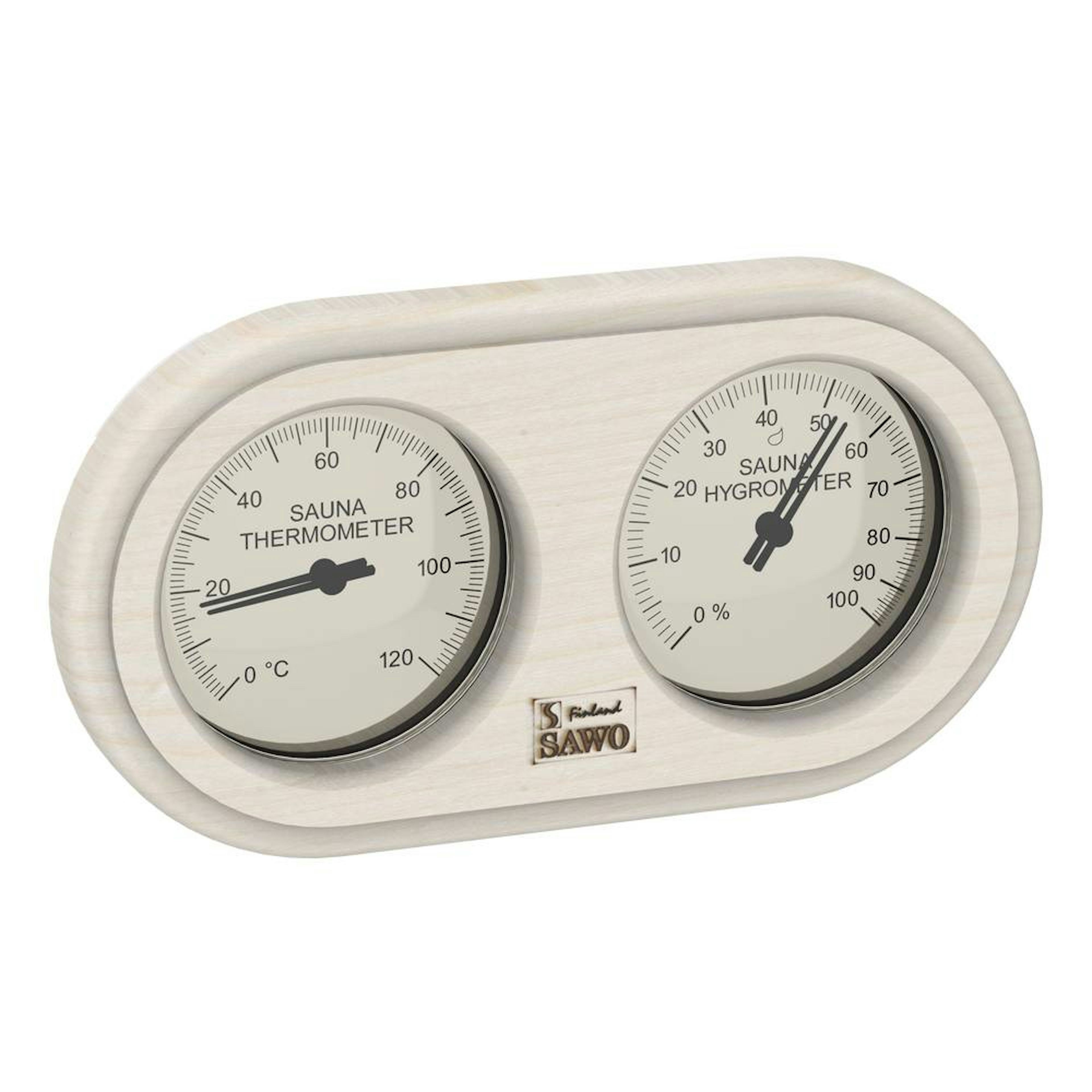 Bastu Thermo-Hygrometer SAWO Rundad