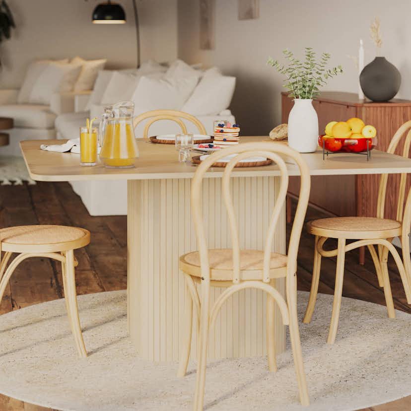 Matbord In Living Kopparbo 140x140 cm