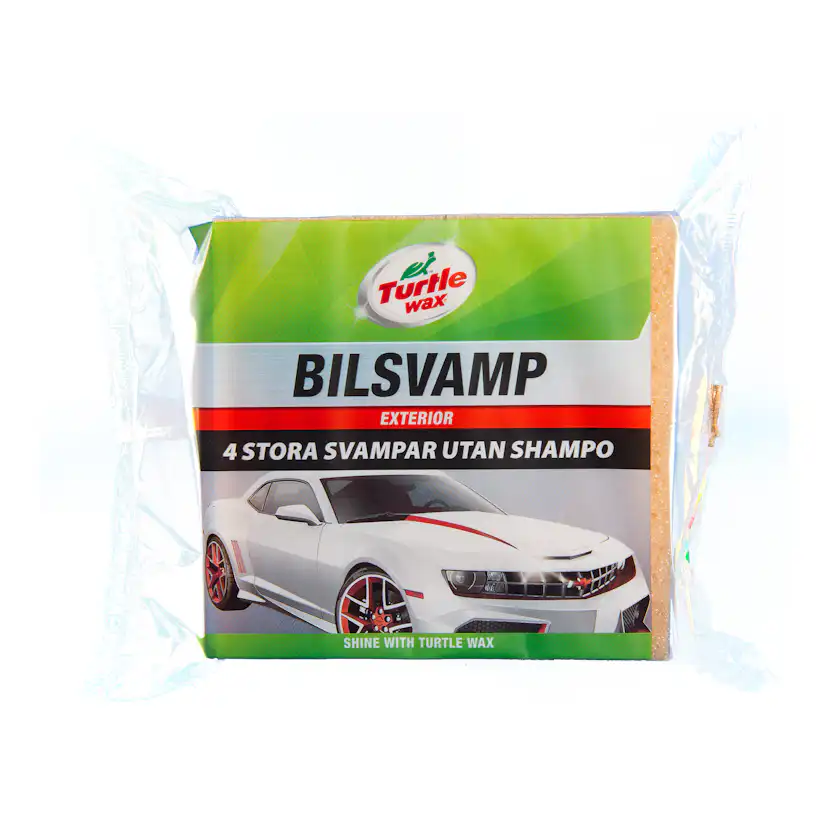 Tvättsvamp Turtle Wax Bilsvamp 4-pack