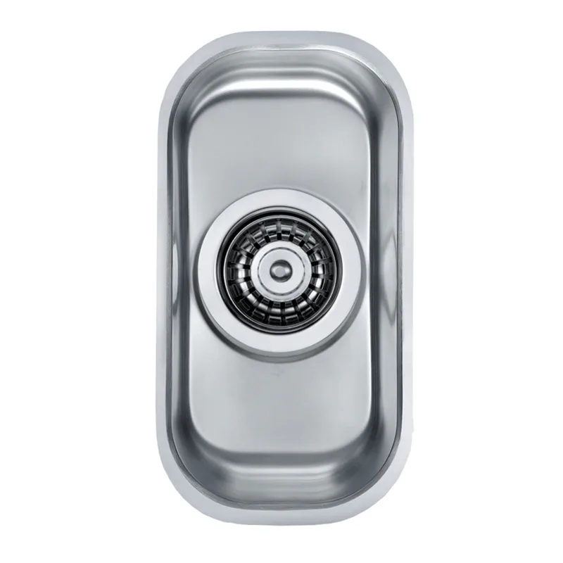 Diskho DecoSteel Variant 110 Rostfri Enkel med Korgventil & Vattenlås