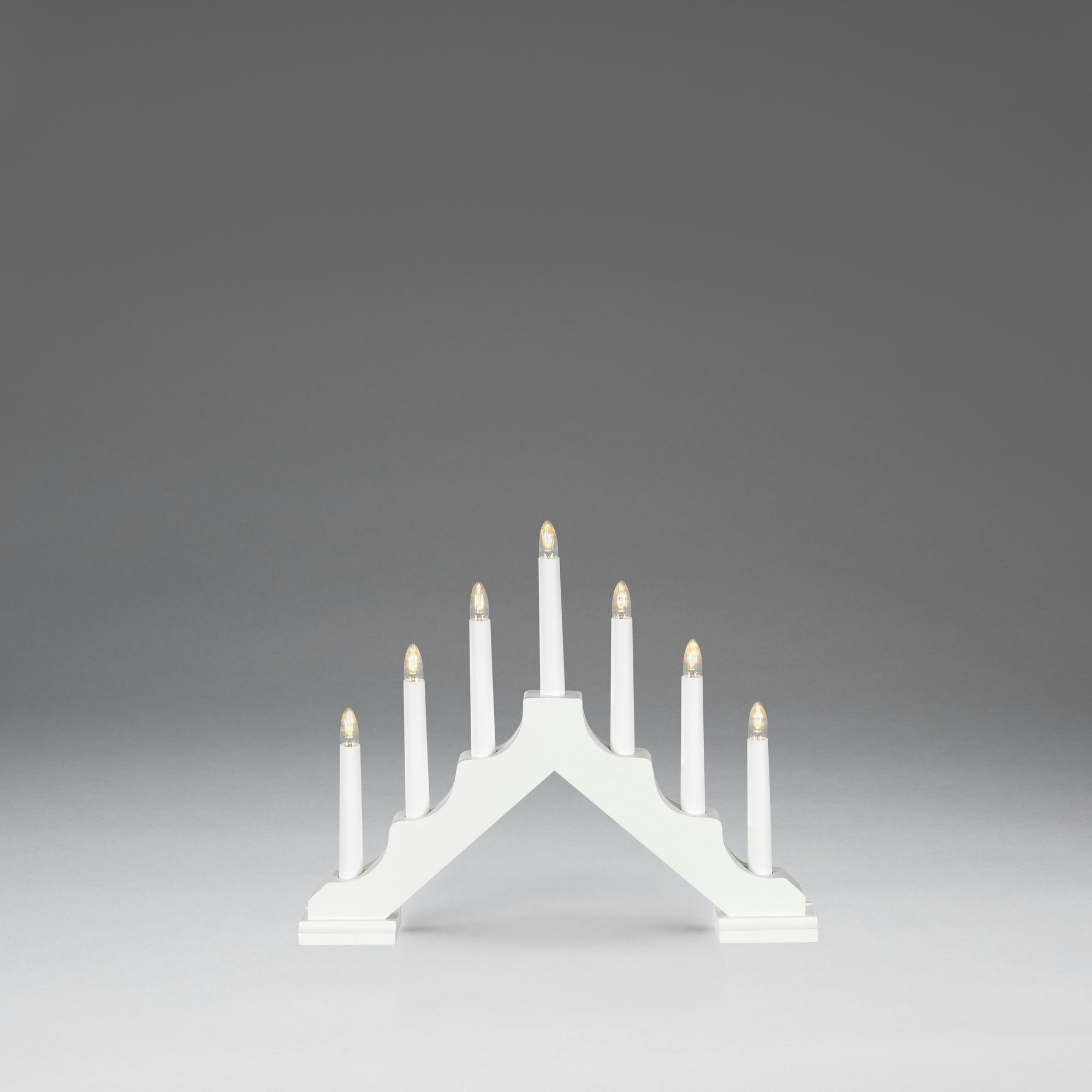 Adventsljusstake Gnosjö Konstsmide 7 L Trä B/O