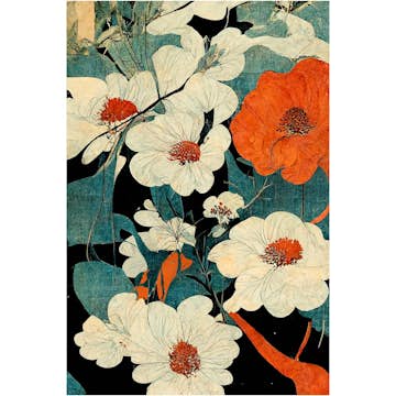 Poster Pelcasa Asian Flowers