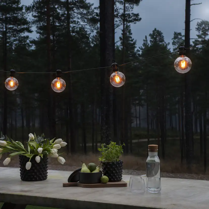 Tilläggsslinga Gnosjö Konstsmide E27 10 Amber LED