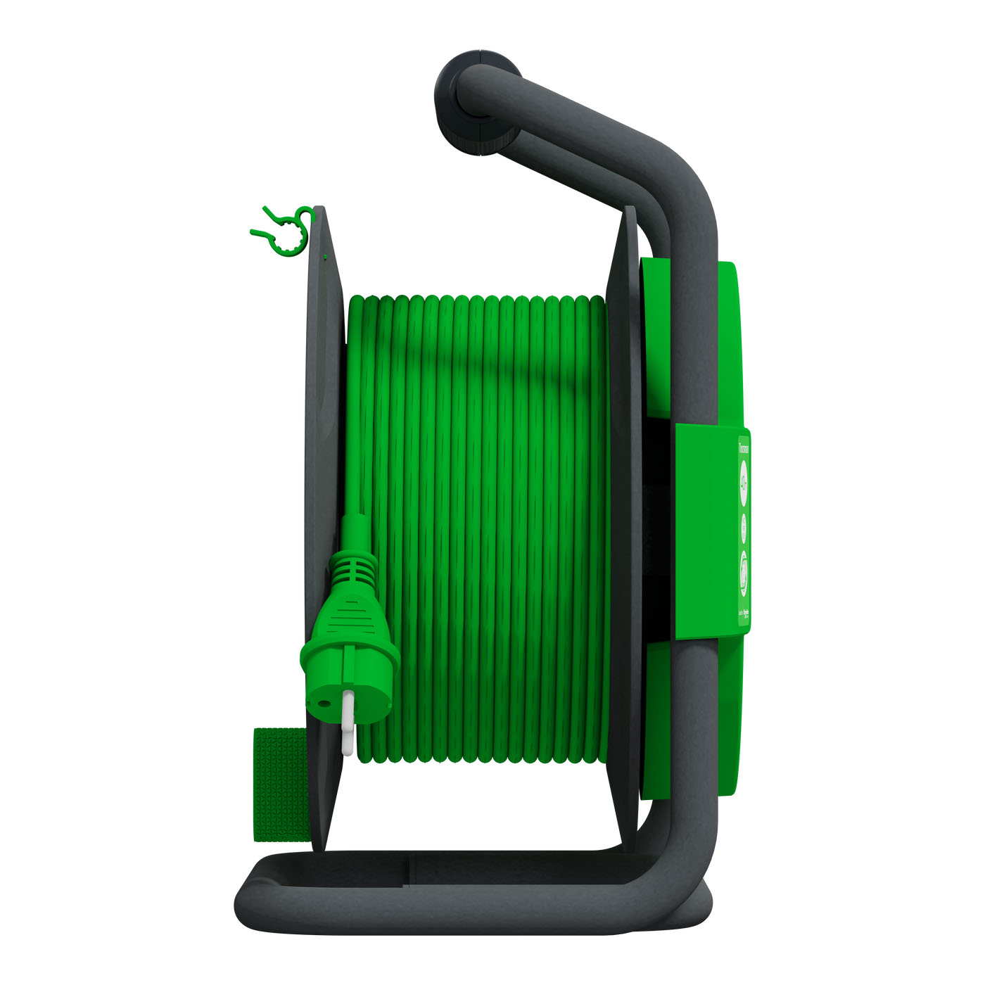 Kabelvinda Schneider Electric Thorsman HO5VVF 3G1.0 IP44 Schuko