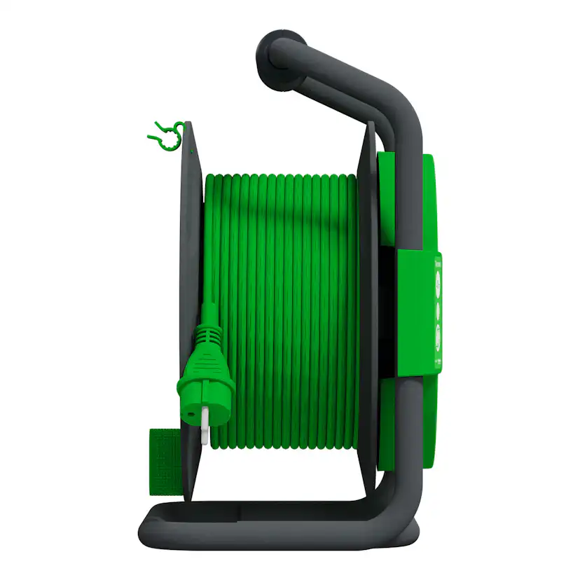 Kabelvinda Schneider Electric Thorsman HO5VVF 3G1.0 IP44 Schuko