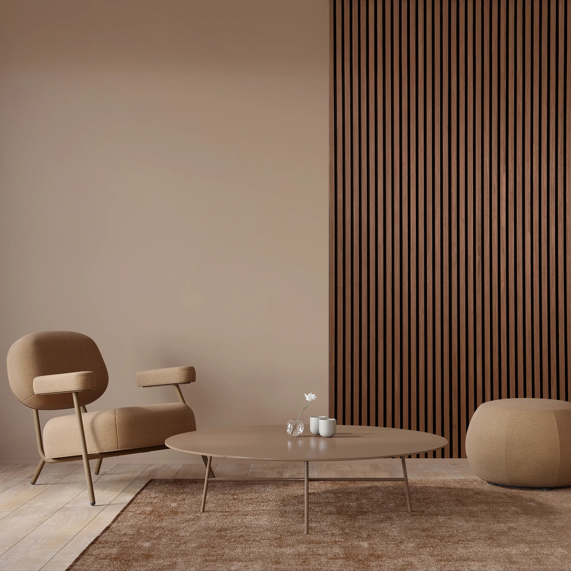 Akustikpanel NQD Smartwall Rökt Ek