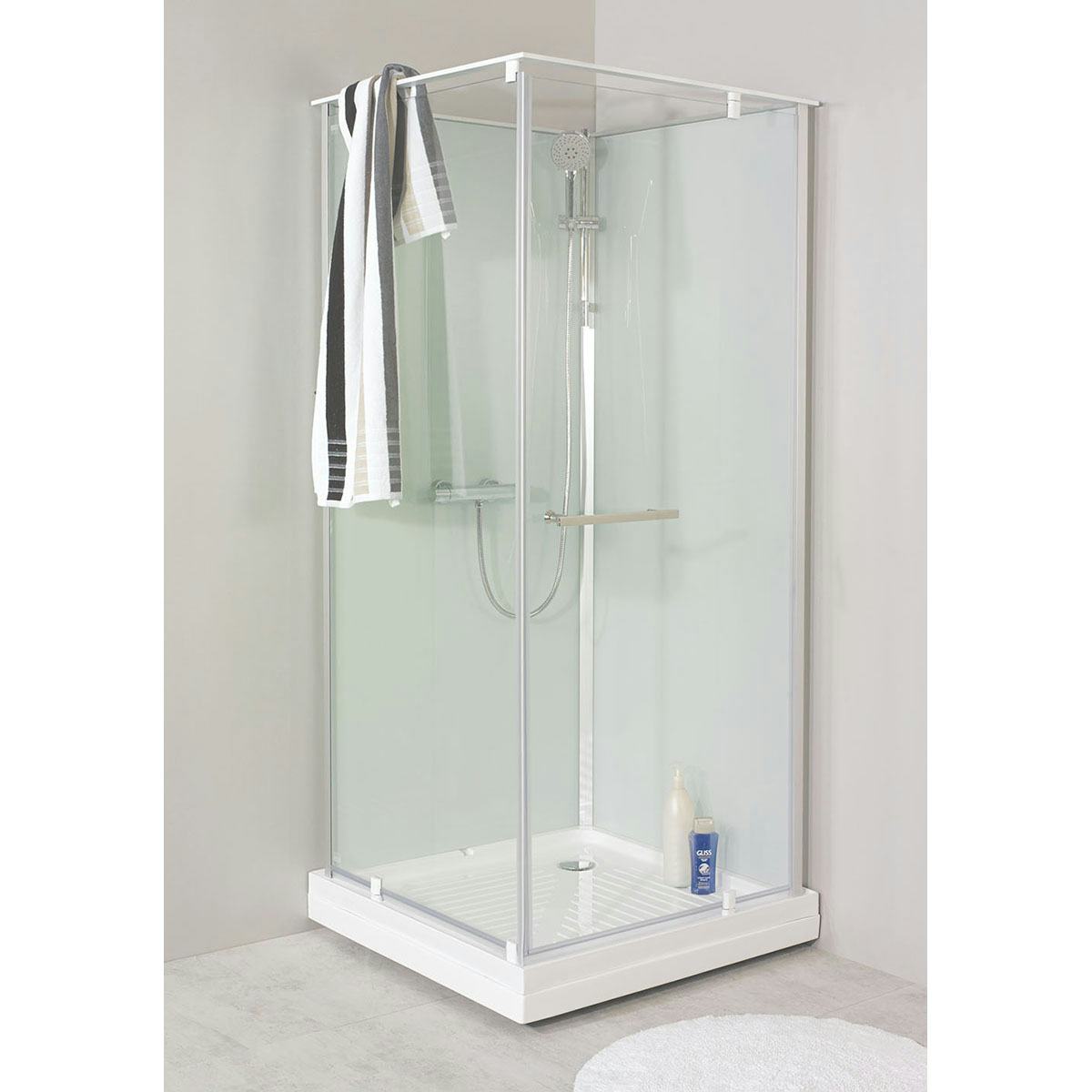 Duschkabin Noro Ocean Rak Vit