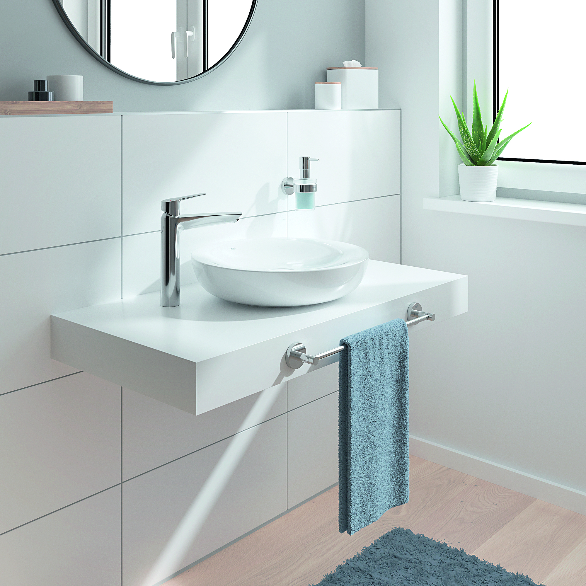 Tvättställsblandare Grohe Start XL Hög Pip