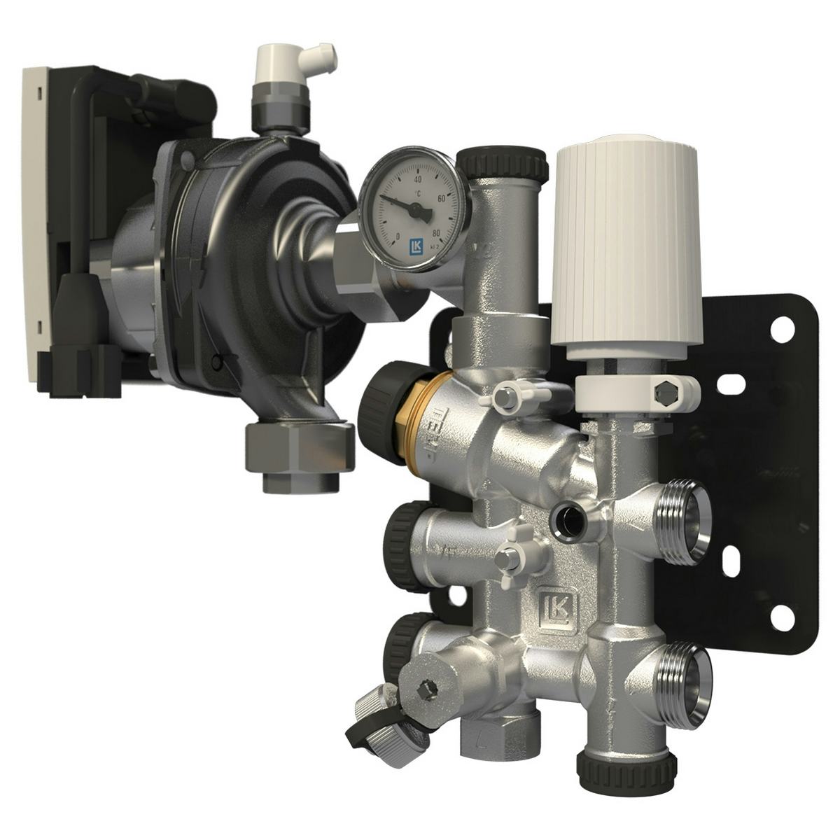 Minishunt LK Systems M60n Termostatstyrd Shuntgrupp för Golvvärme