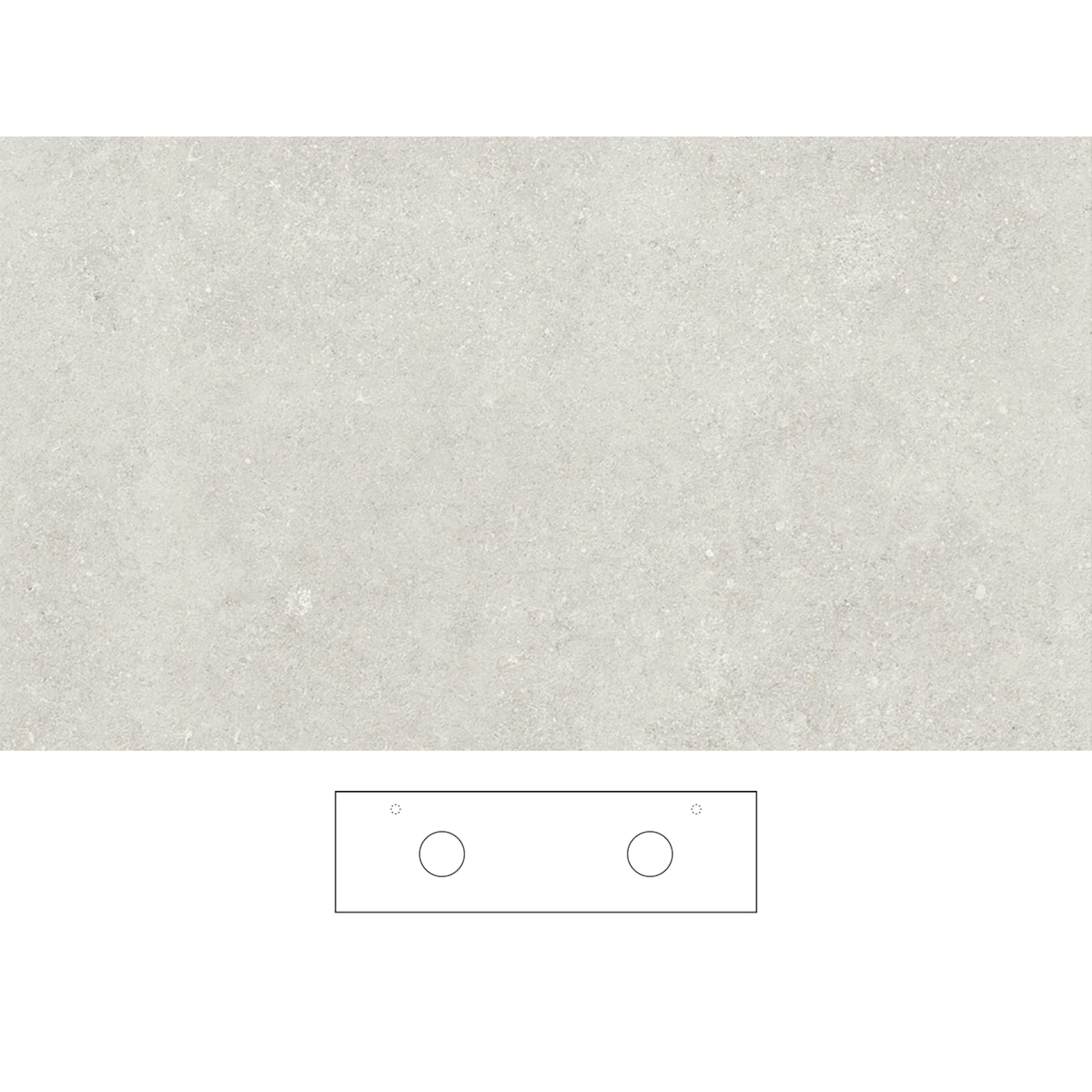 Bänkskiva Svedbergs Beric för Dubbla Tvättställ