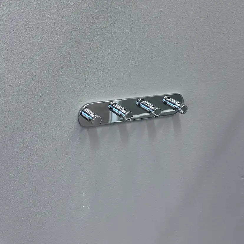 Handdukskrok Arredo Estelle Fyrkrok Krom