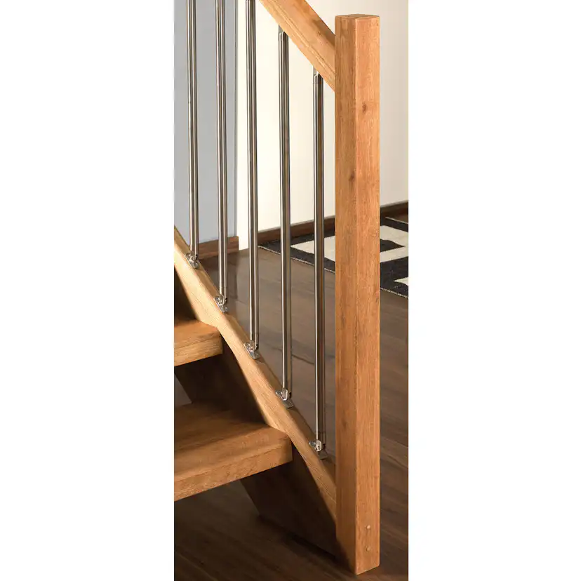 Ändstolpe Lundbergs New York Obehandlad Ek