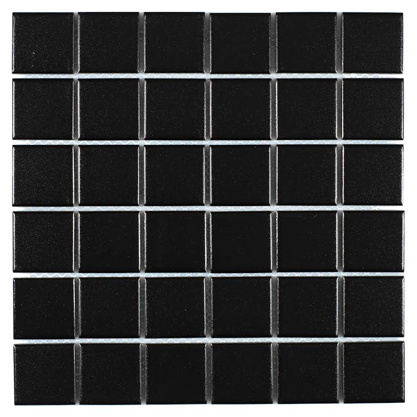 Klinkermosaik Arredo Titan Svart Matt 5x5 cm