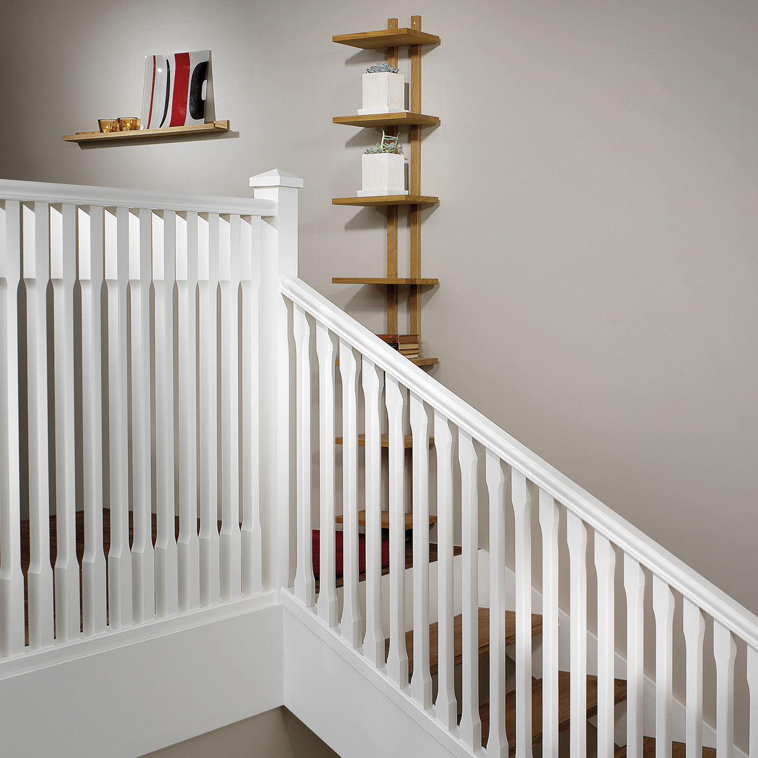 Stolplock Lundbergs Helsinki Vit