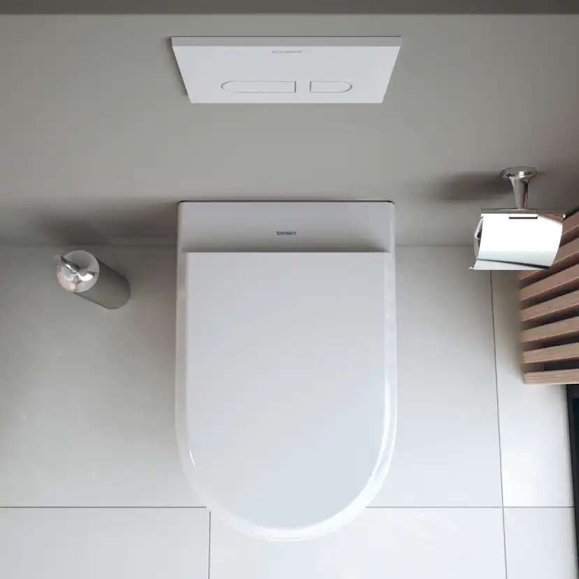 Vägghängd Toalettstol Duravit Qatego med Mjukstängande Hårdsits