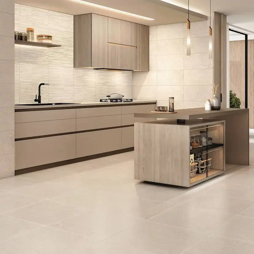 Kakel Lhådös Aske Beige 25x40