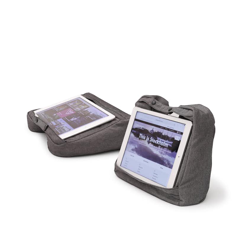 Surfplatta-/Resekudde Bosign Grå