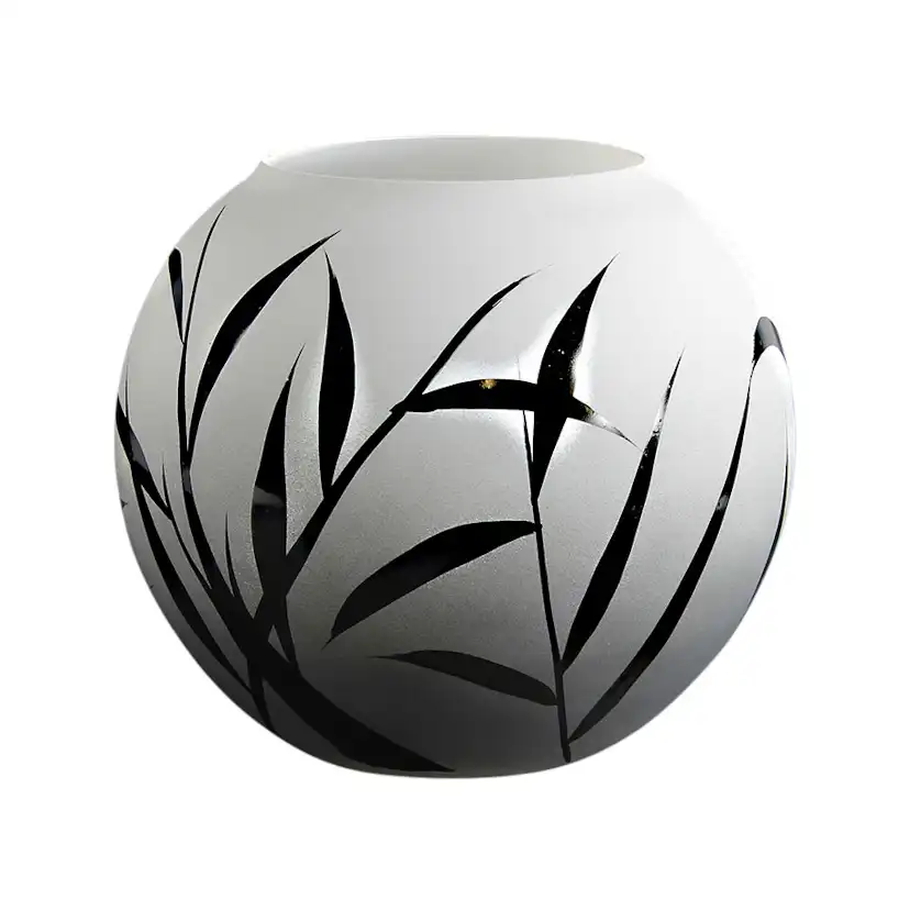 Vas Nybro Crystal Nebbioso Rund