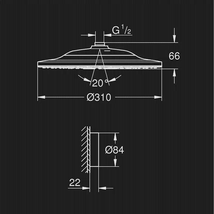 Takdusch Grohe Rainshower SmartConnect 310