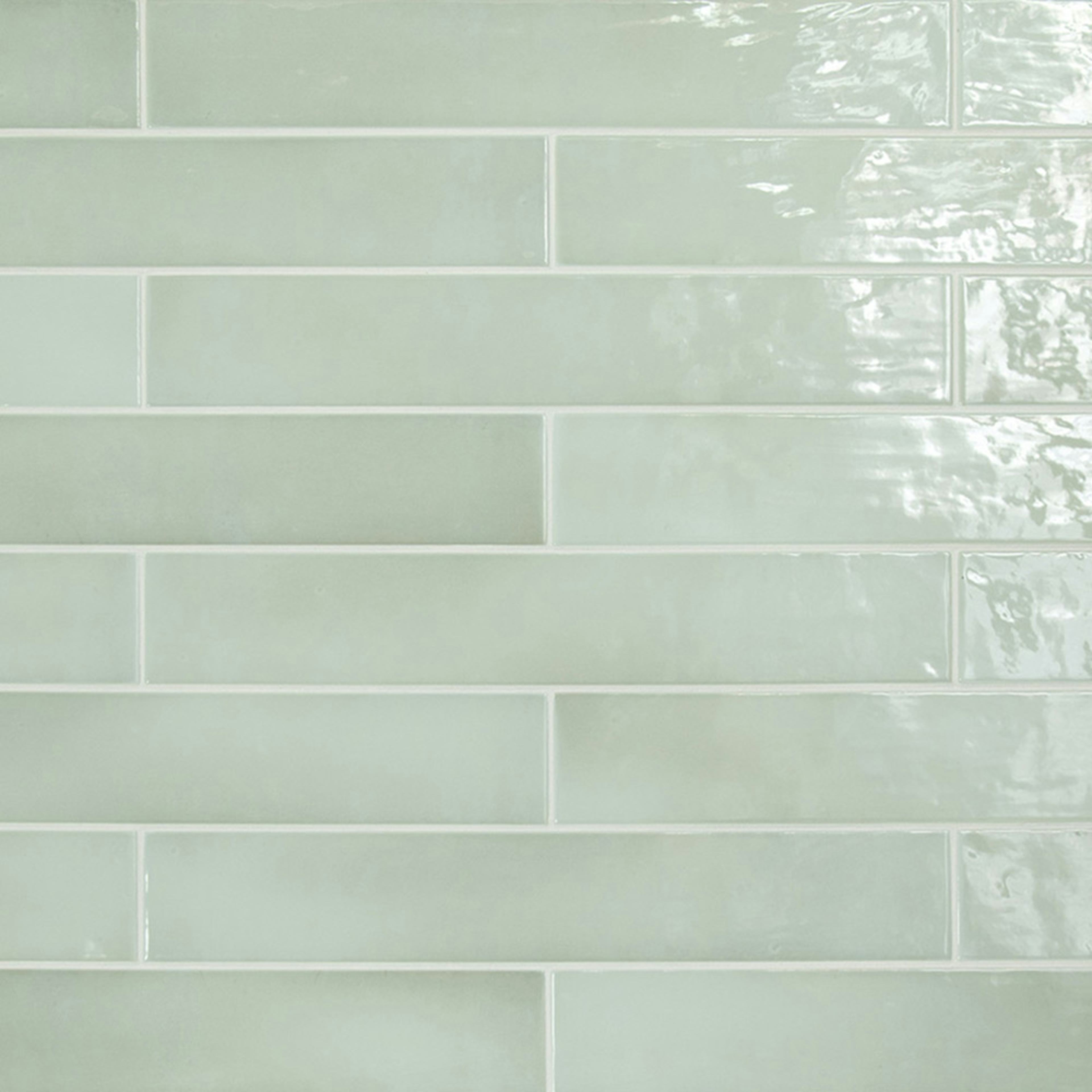Kakel Lhådös Glaciär Mint 6,5x40 cm