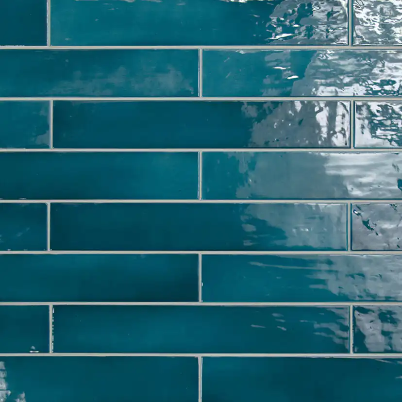 Kakel Lhådös Glaciär Blå 6,5x40 cm