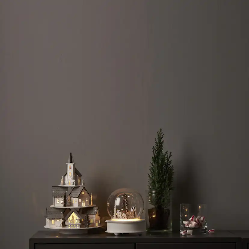 Juldekoration Star Trading Grauberg Speldosa