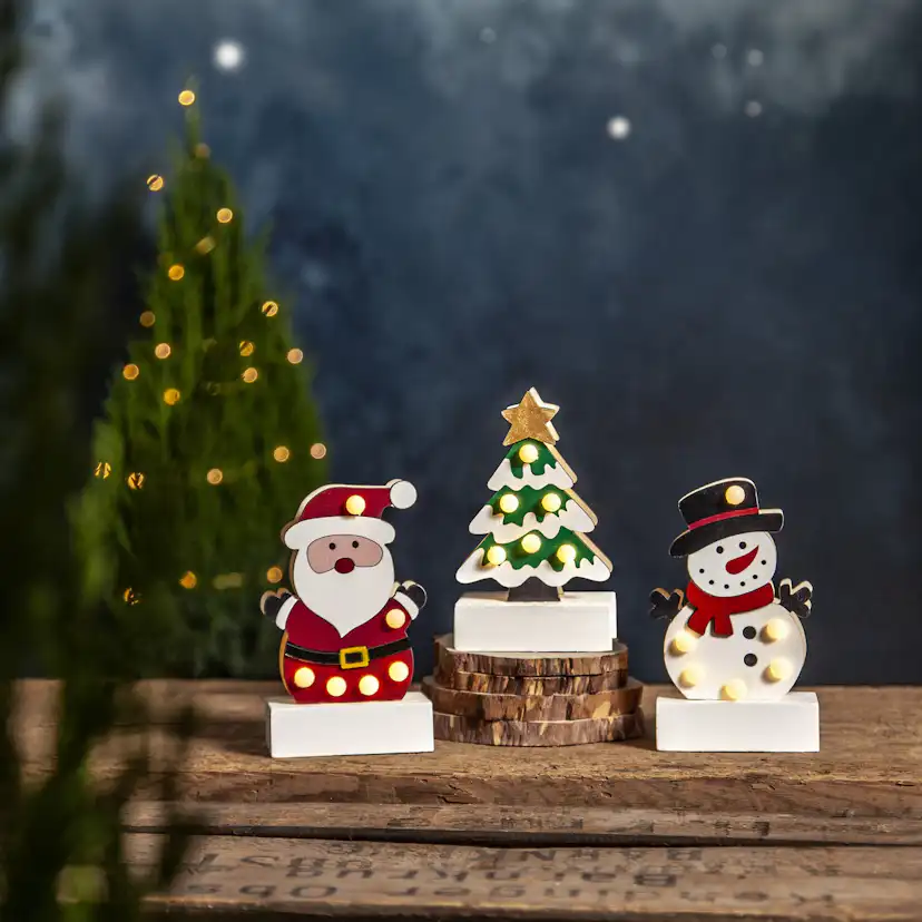 Inomhusdekoration Star Trading Freddy Mini Julgran