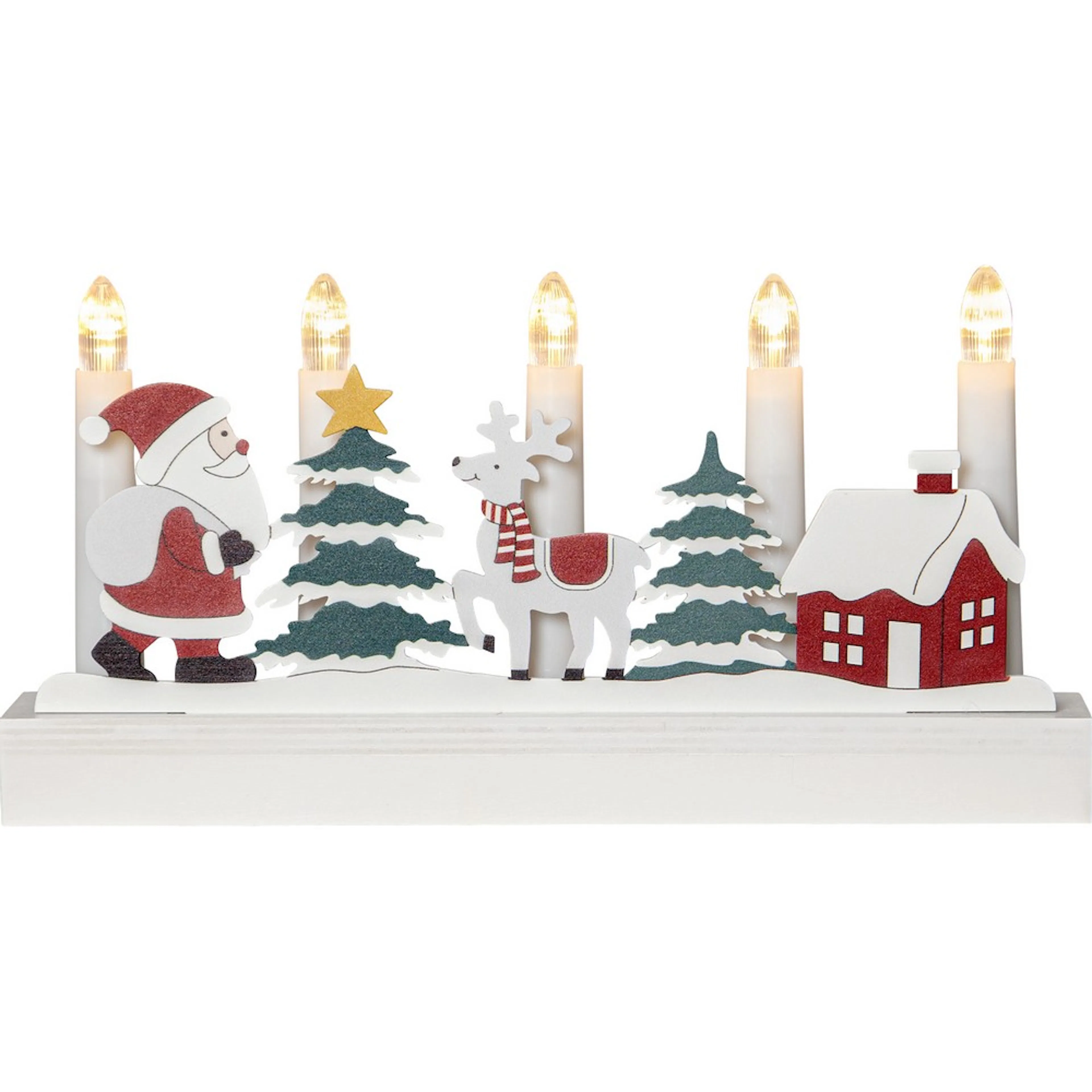 Adventsljusstake Star Trading Billy BO 5-Armad Batteridriven