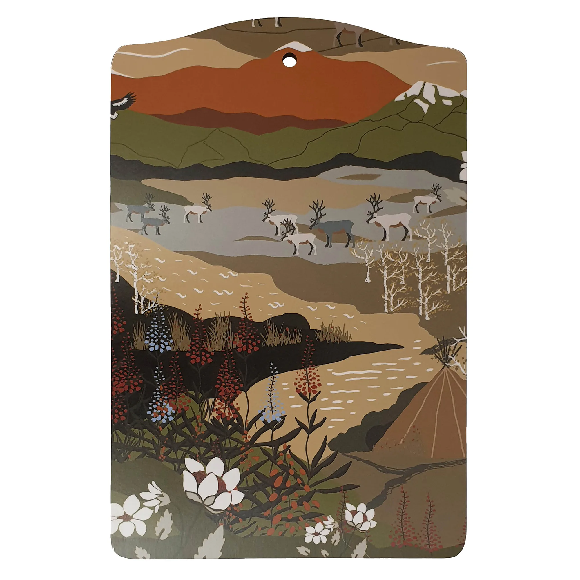 Skärbräda Arvidssons Textil Fjällvandring 20x30 cm