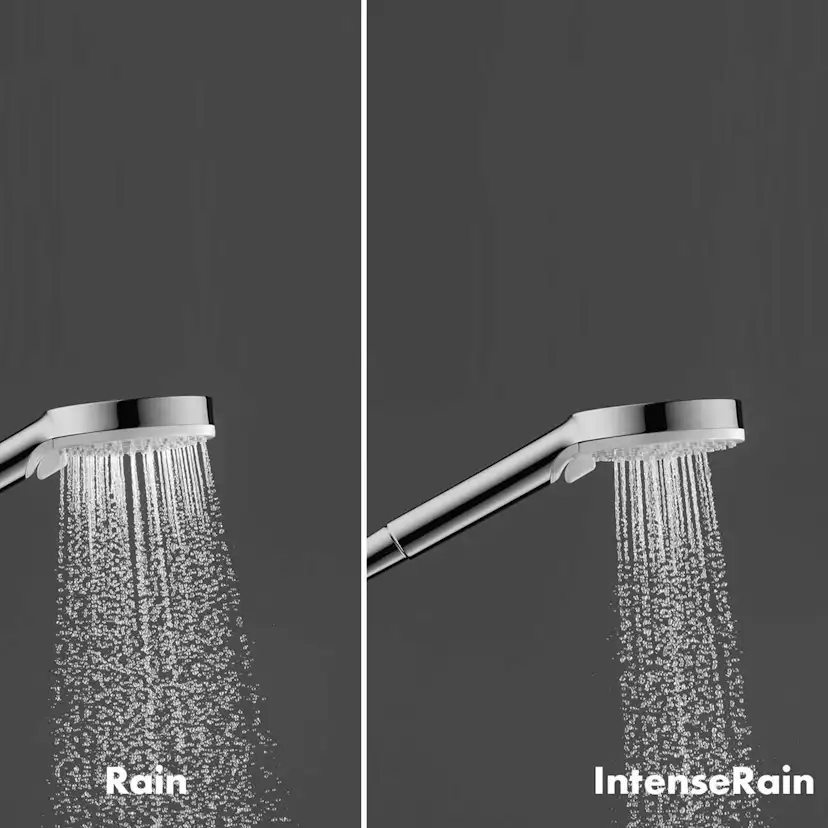 Takduschset Hansgrohe Crometta E Showerpipe 240 1-jet med Badkarsblandare