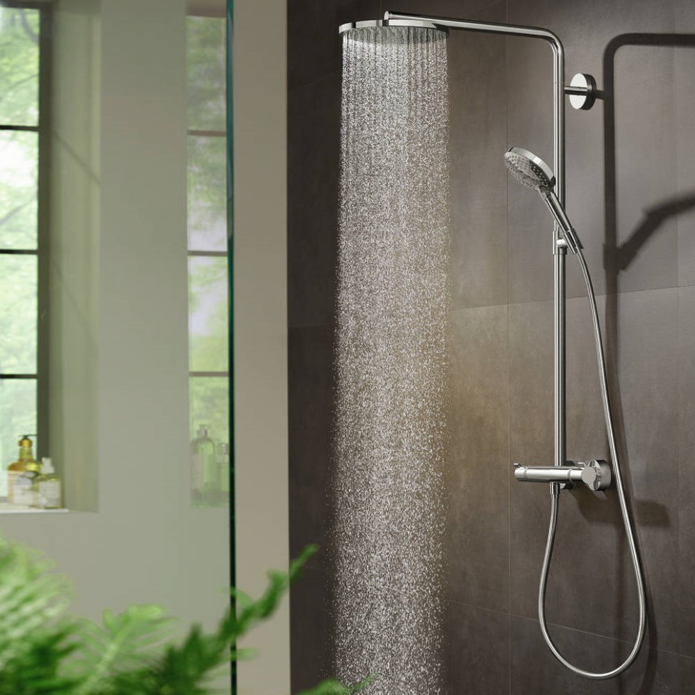 Takduschset Hansgrohe Raindance Select S Showerpipe 240 1jet PowderRain 150 cc