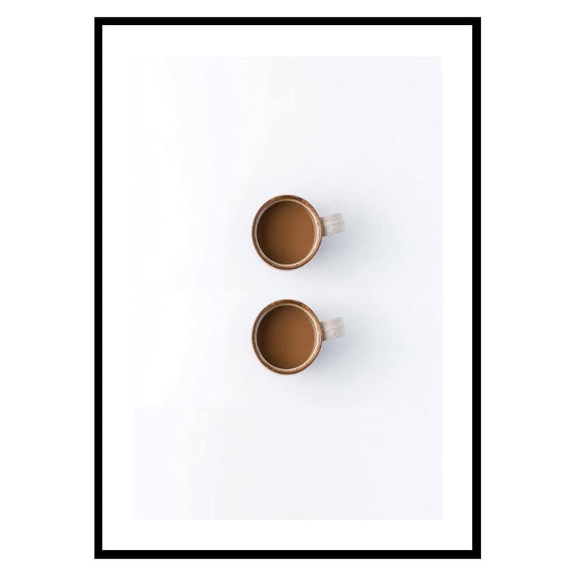 Poster Gallerix Two Cups Of Coffee