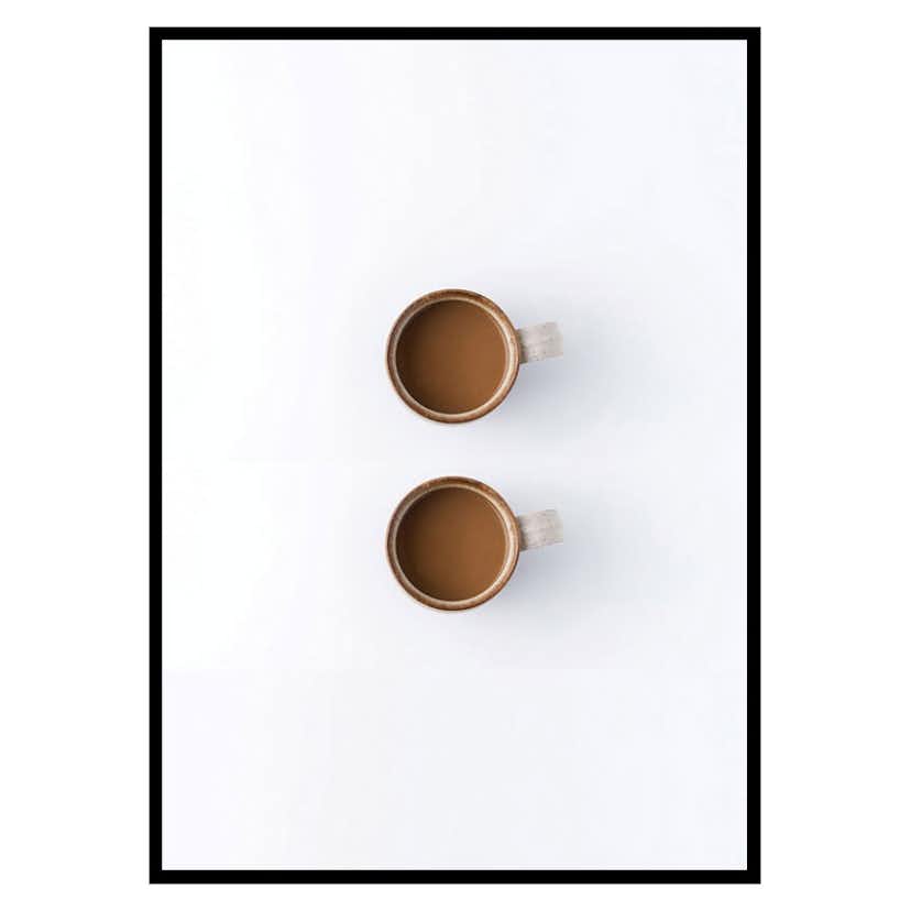 Poster Gallerix Two Cups Of Coffee