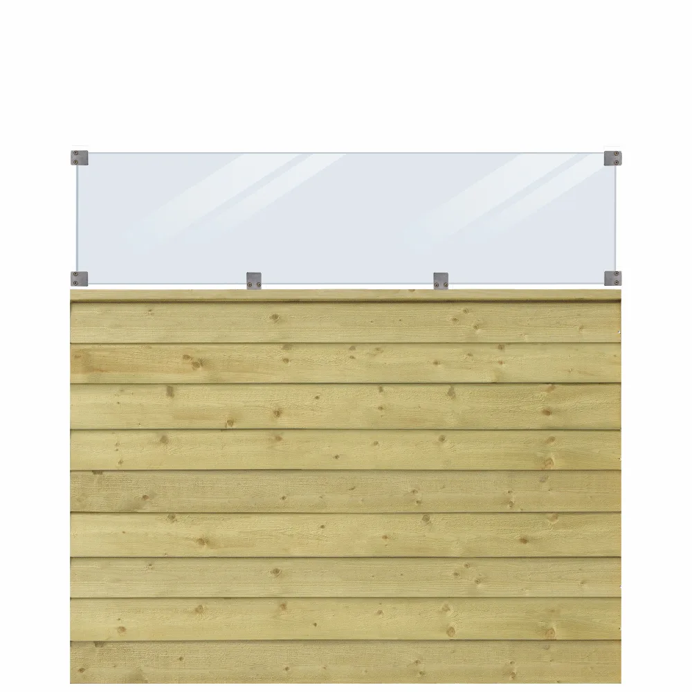 Profilstaket PLUS Klink Med Glas 174 x 163 cm