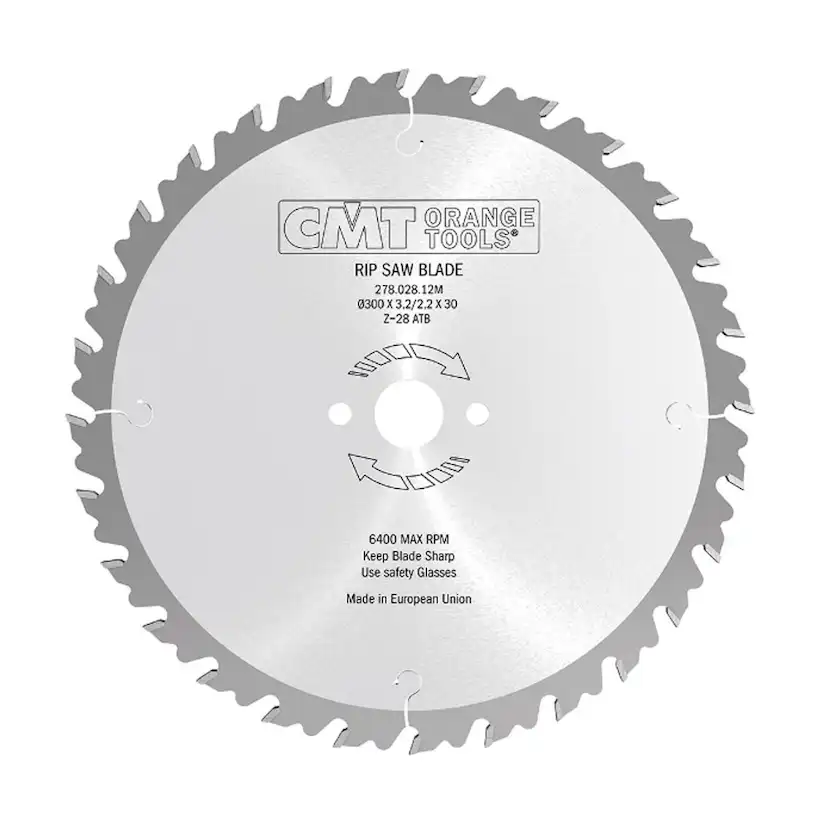 Klyvsågklinga CMT Orange Tools med spånbrytare WB
