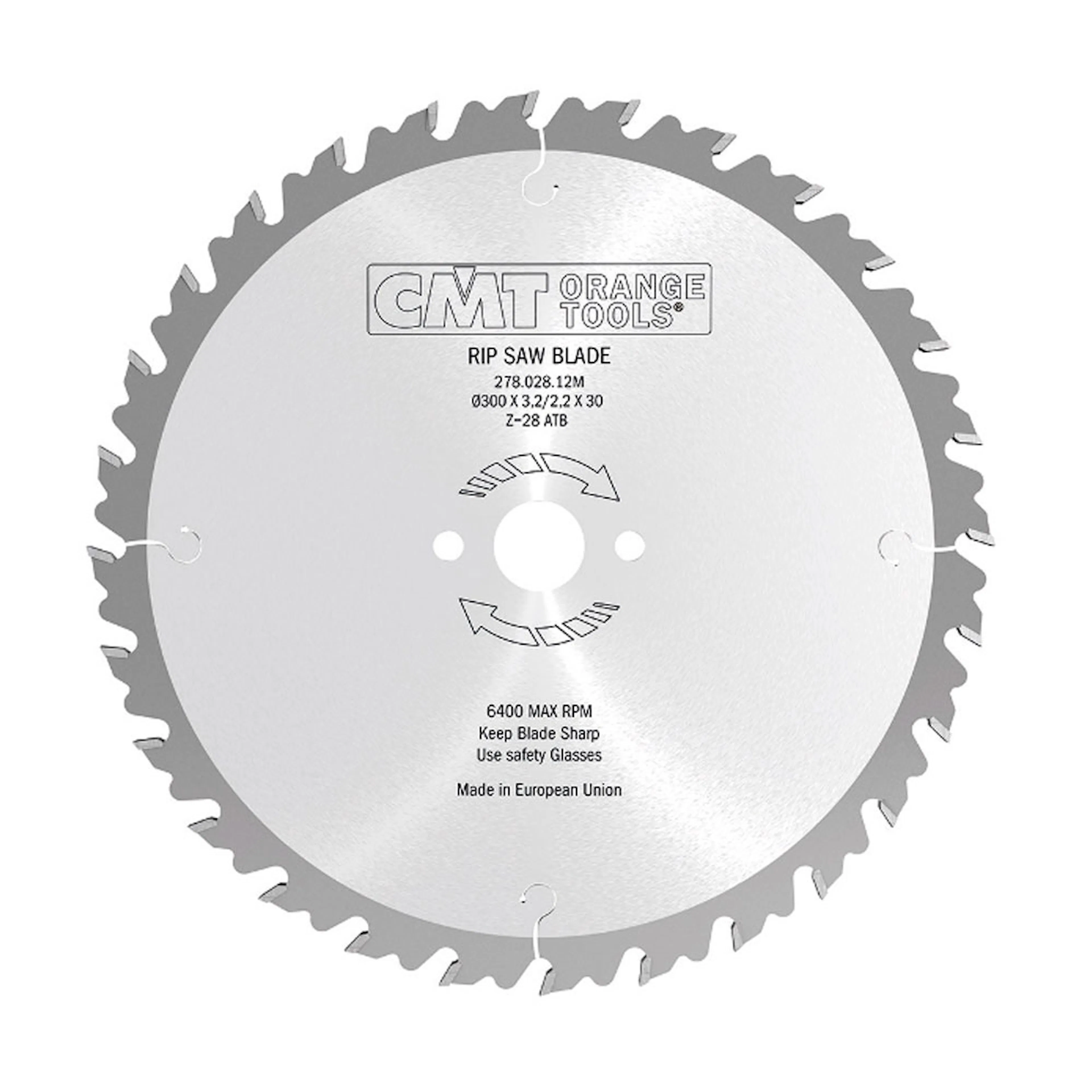 Klyvsågklinga CMT Orange Tools med spånbrytare WB
