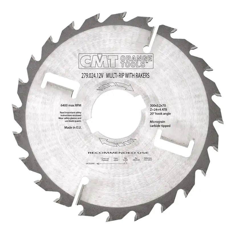Klyvsågklinga CMT Orange Tools ATB +4 W