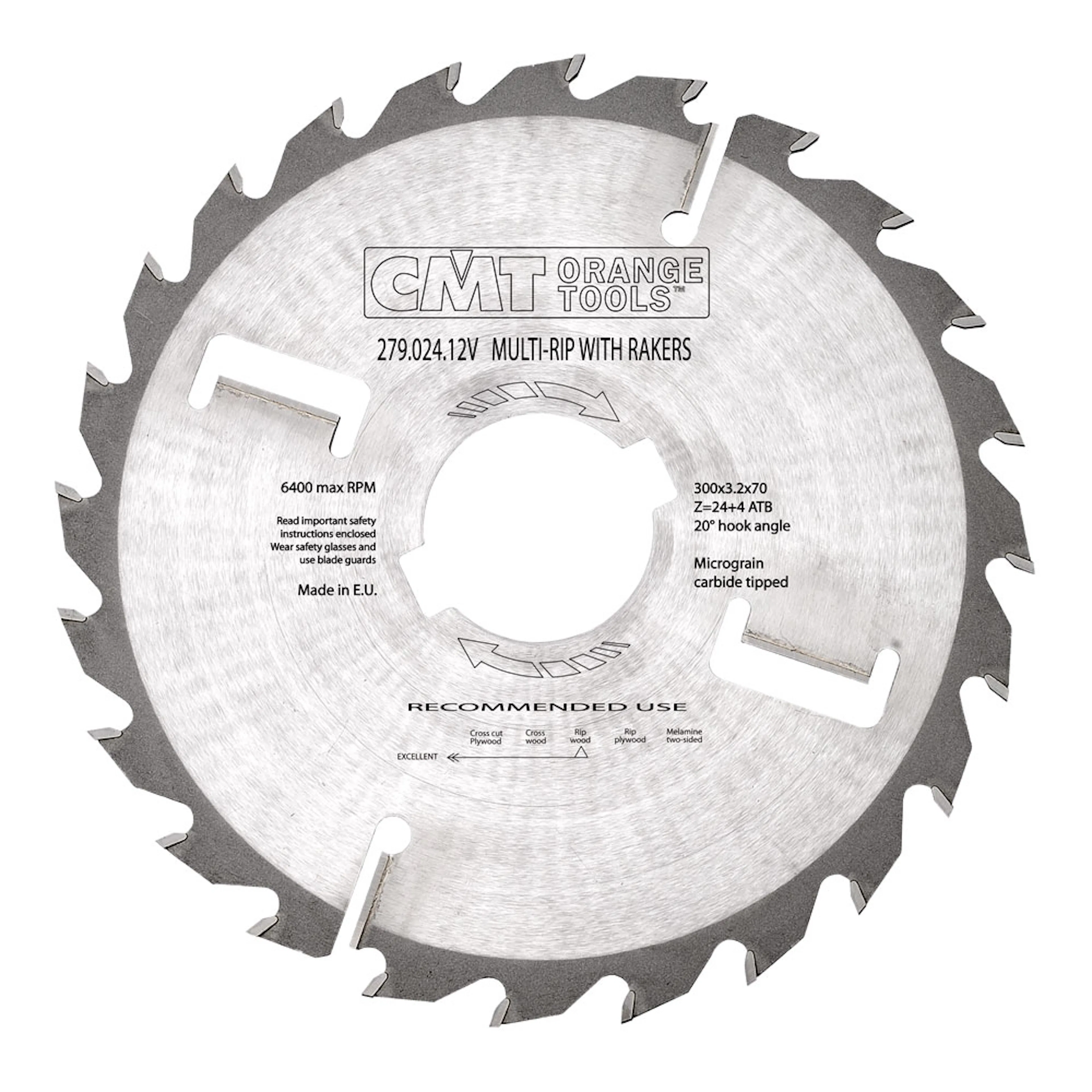 Klyvsågklinga CMT Orange Tools ATB +4 W