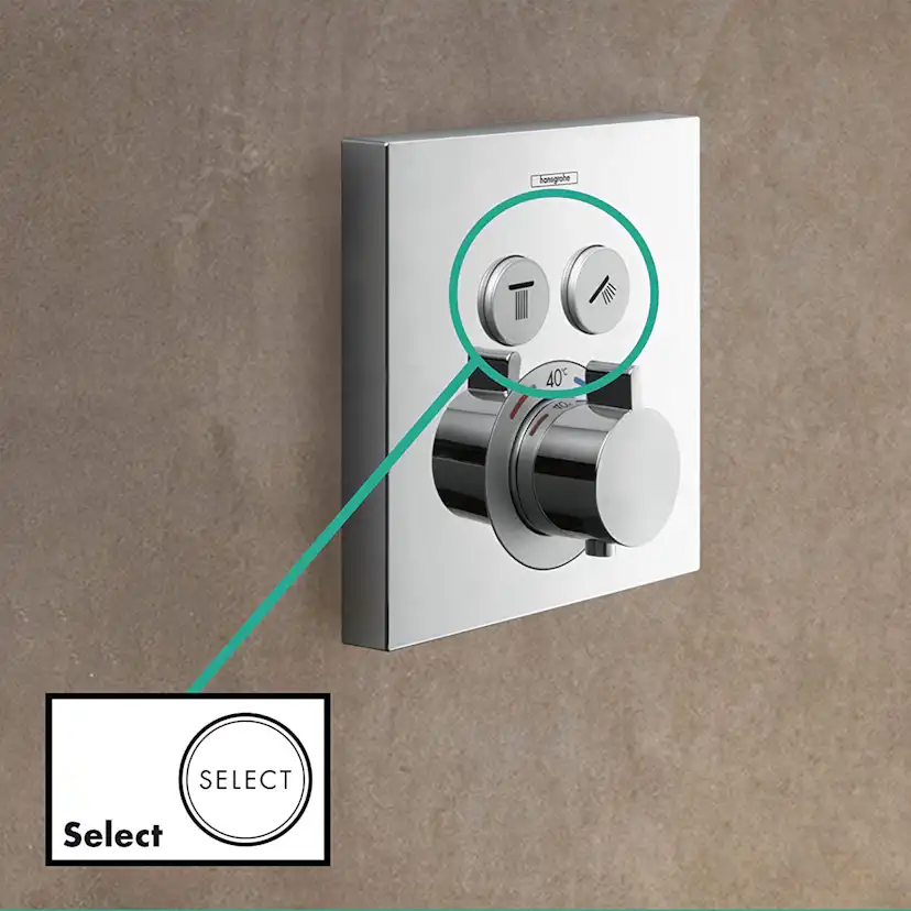 Takduschset Hansgrohe Raindance E 300 ShowerSelect Square 1jet