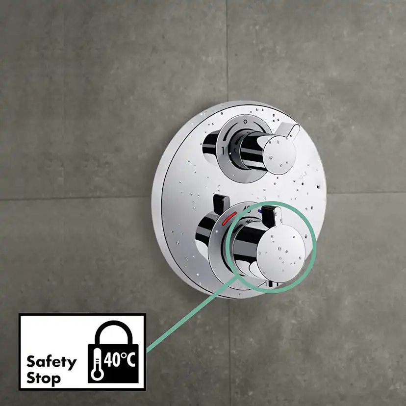 Takduschset Hansgrohe Croma 280 Ecostat S för Inbyggnad 1jet