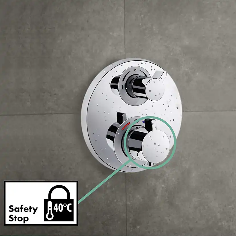 Takduschset Hansgrohe Croma 280 Ecostat S för Inbyggnad 1jet