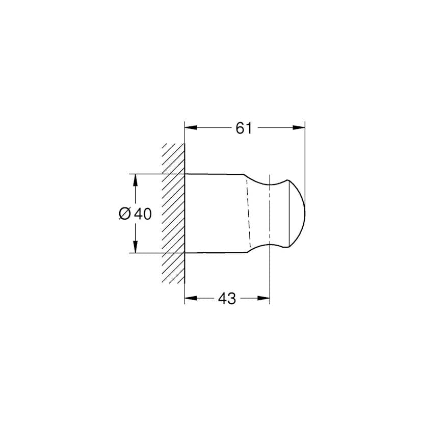 Handduschhållare Grohe Vitalio Universal
