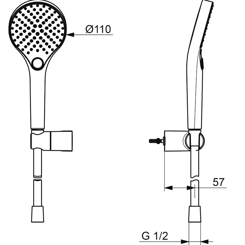 Handduschset Oras Optima Style 2795N