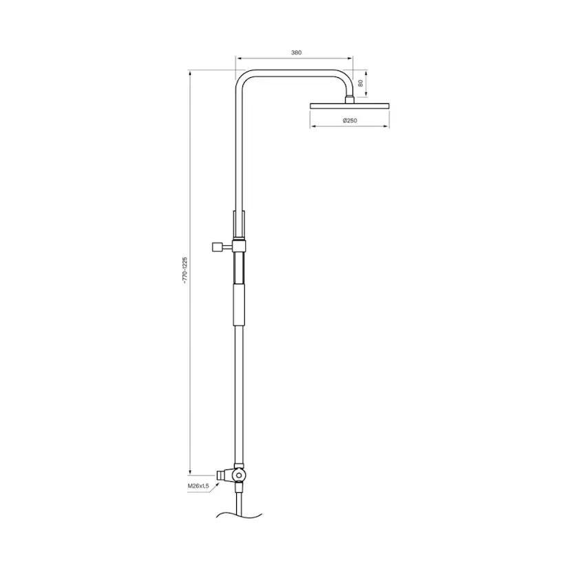 Takduschset Tapwell TVM7200-160 Edition 2 160 cc