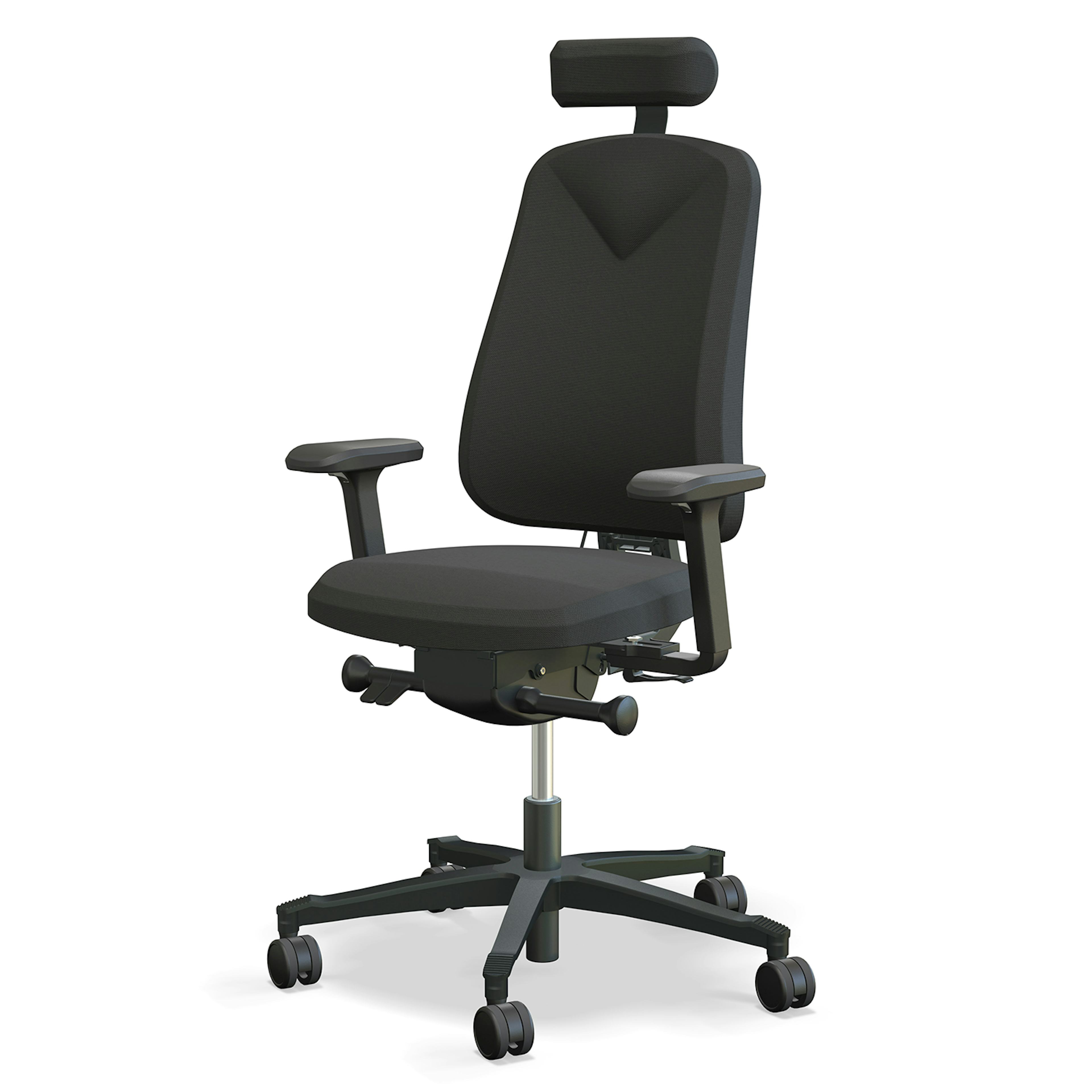 Kontorsstol Lanab Group Höganäs 280 med Armstöd och Nackstöd